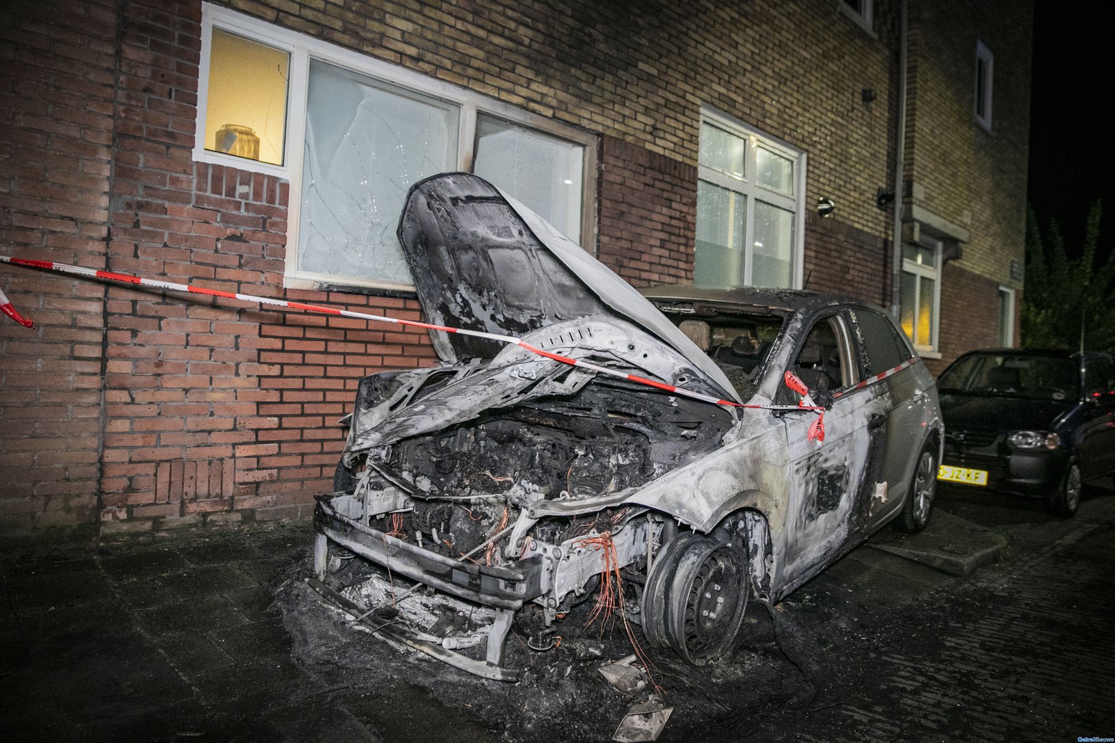 Vijfde autobrand in een week tijd in Arnhem