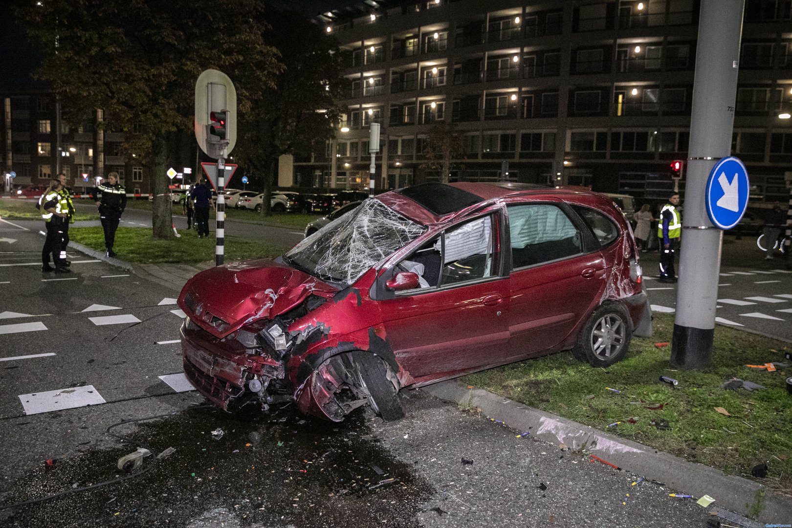 Opnieuw auto gecrasht bij ongeval in Arnhem