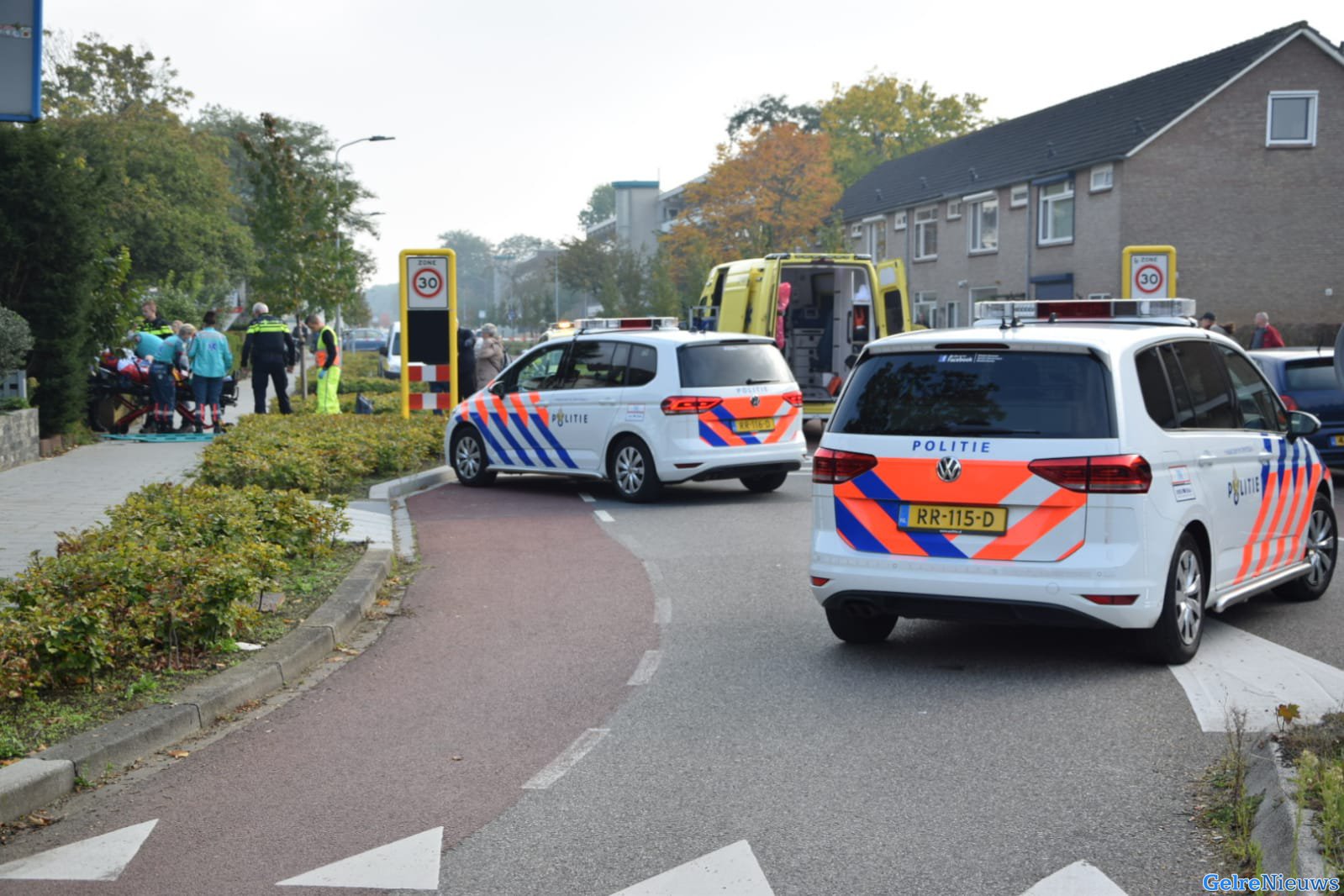 Fietser loopt flinke hoofdwond op bij val Zevenaar