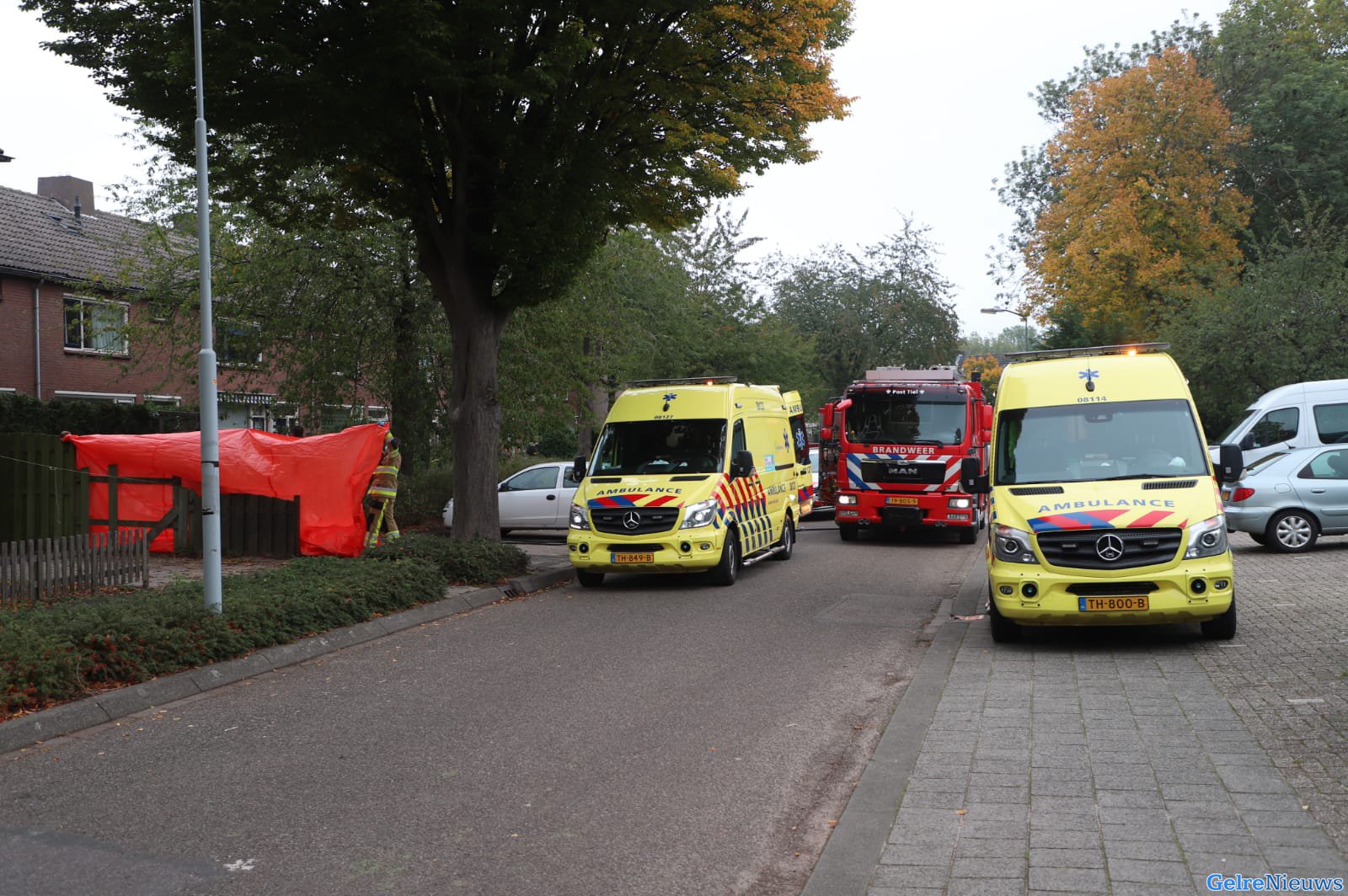 Persoon zwaargewond nadat hij zichzelf in brand steekt
