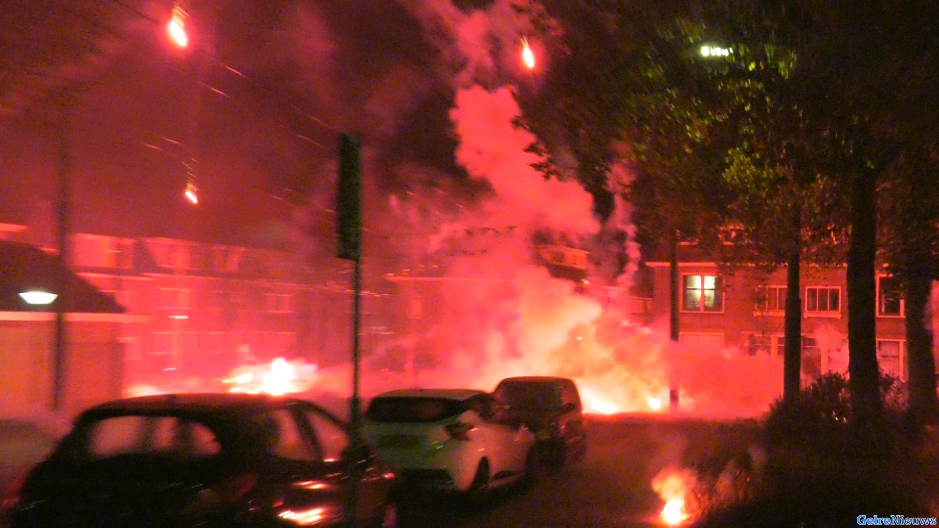 [VIDEO] Opnieuw bizarre taferelen in Arnhemse wijk Geitenkamp