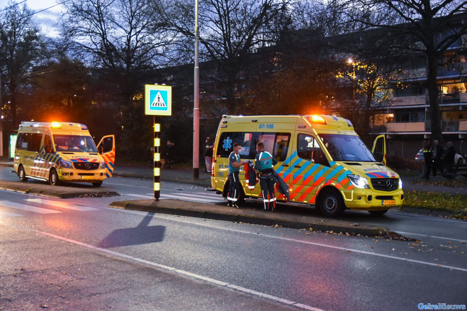 Ernstige aanrijding in Arnhemse wijk Elderveld