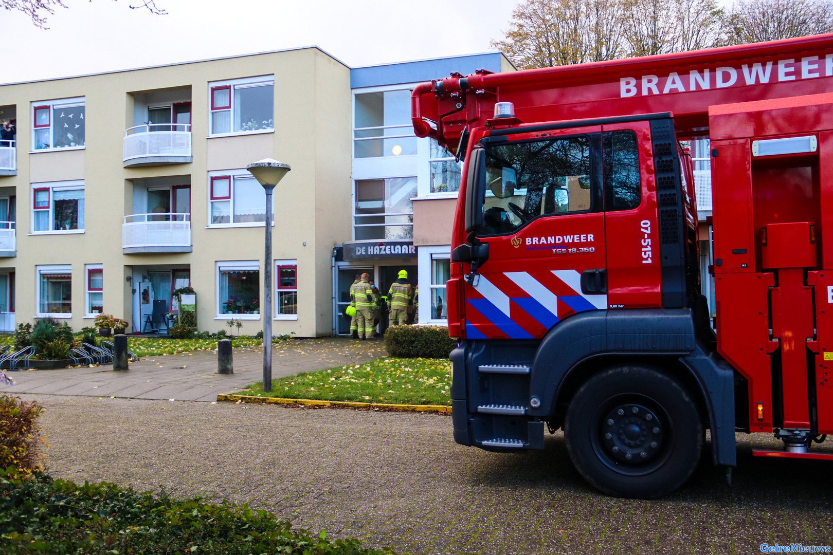 Brand appartement blijkt pan op het vuur in Dieren