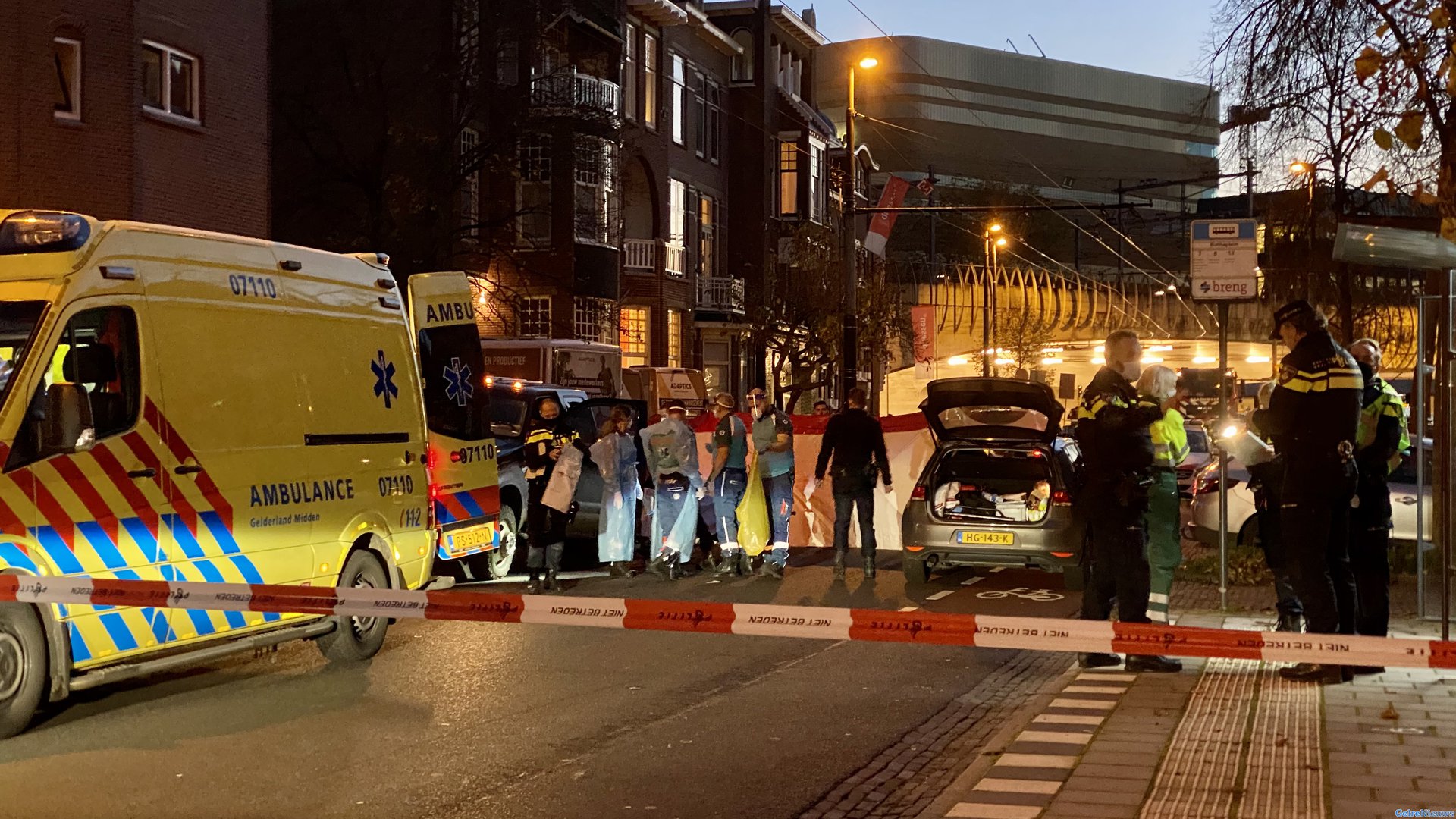 Mogelijk schietincident in Arnhem: ‘gewond persoon in auto aangetroffen’