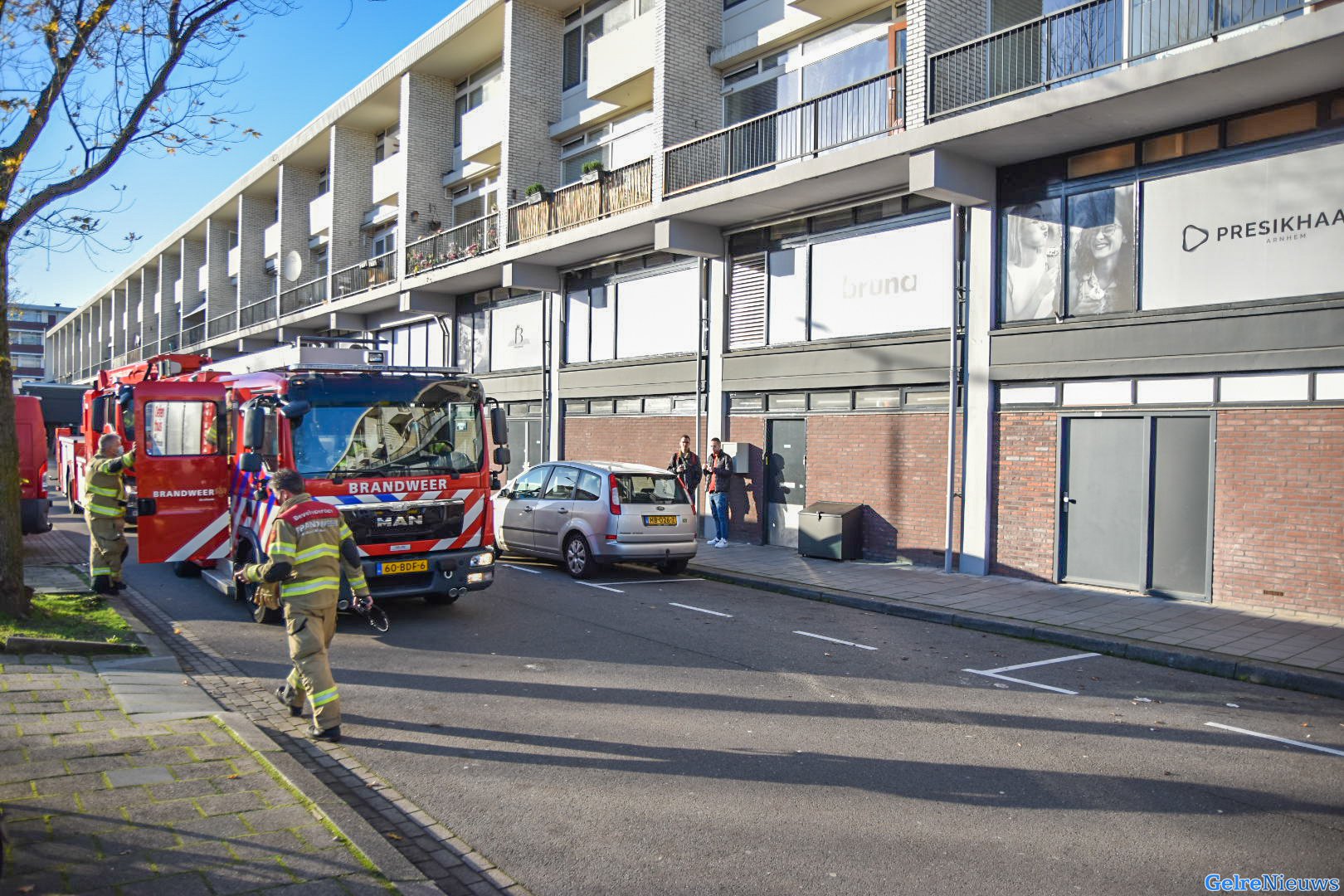 Brand in appartement boven winkelcentrum Presikhaaf