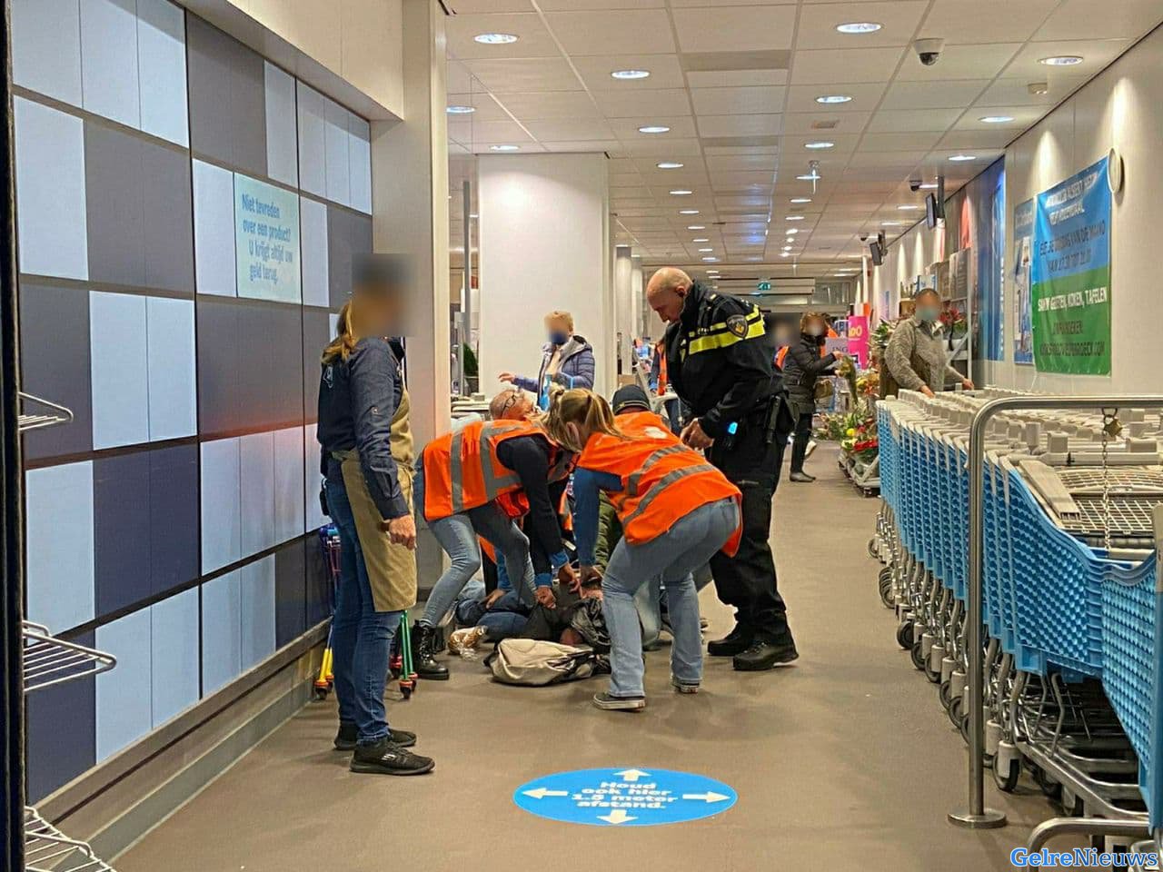 Winkeldief op de vuist met medewerkers in Velp: man aangehouden