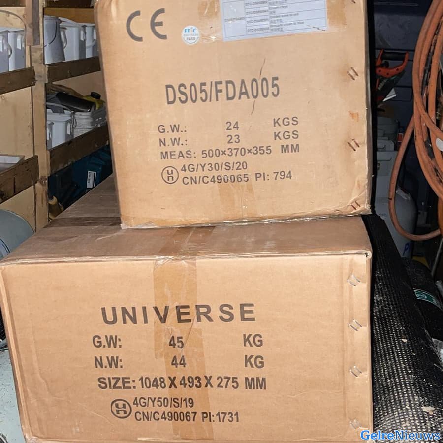 Twee auto’s tijdens jaarwisseling beladen met 144 kilo illegaal vuurwerk