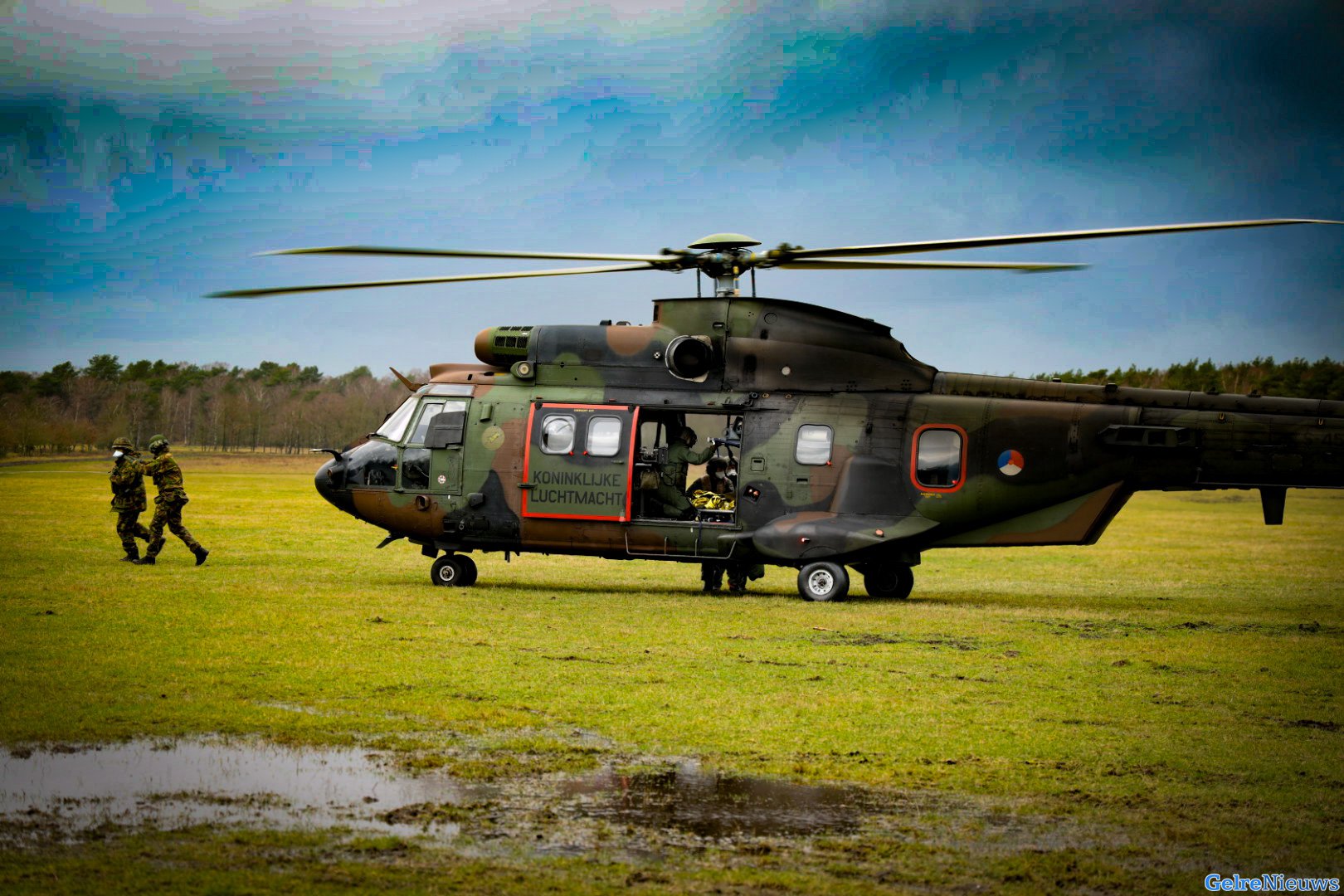 Defensie oefeningen rondom Arnhemse Heide