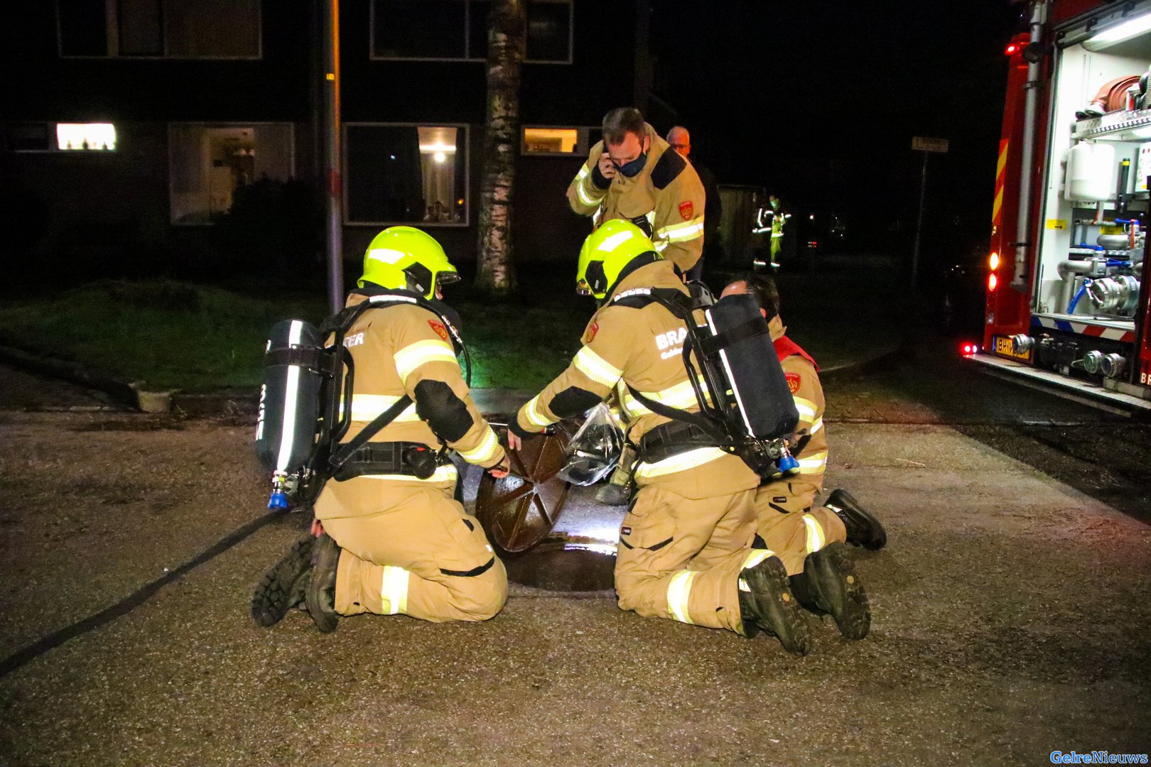 Vreemde lucht in het riool in Dieren