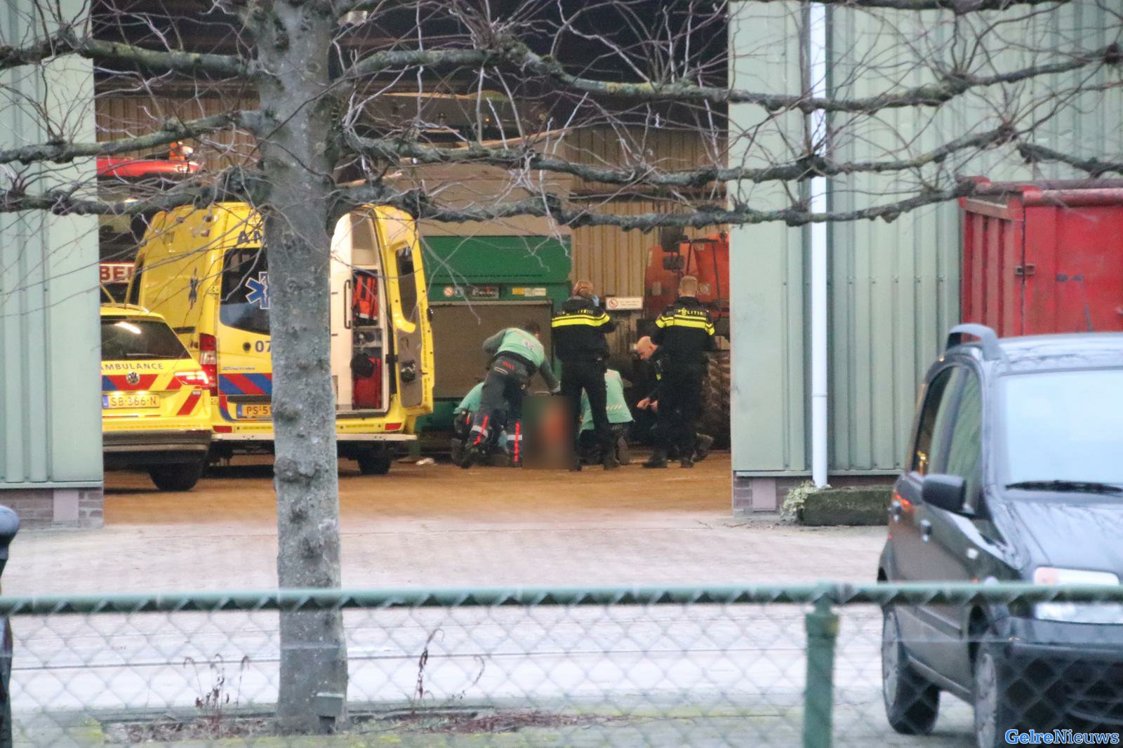 Ernstig bedrijfsongeval bij grondverzetbedrijf in Laag-Soeren
