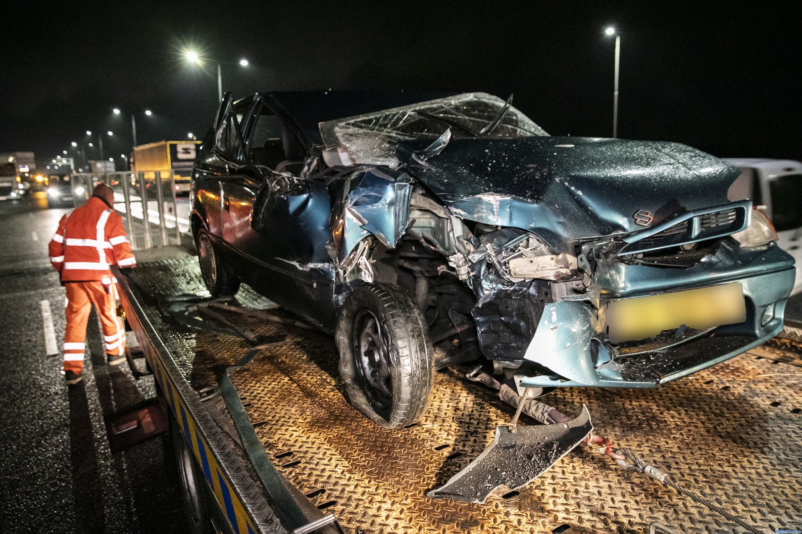 19 voertuigen betrokken bij kettingbotsingen A12 IJsselbrug Arnhem