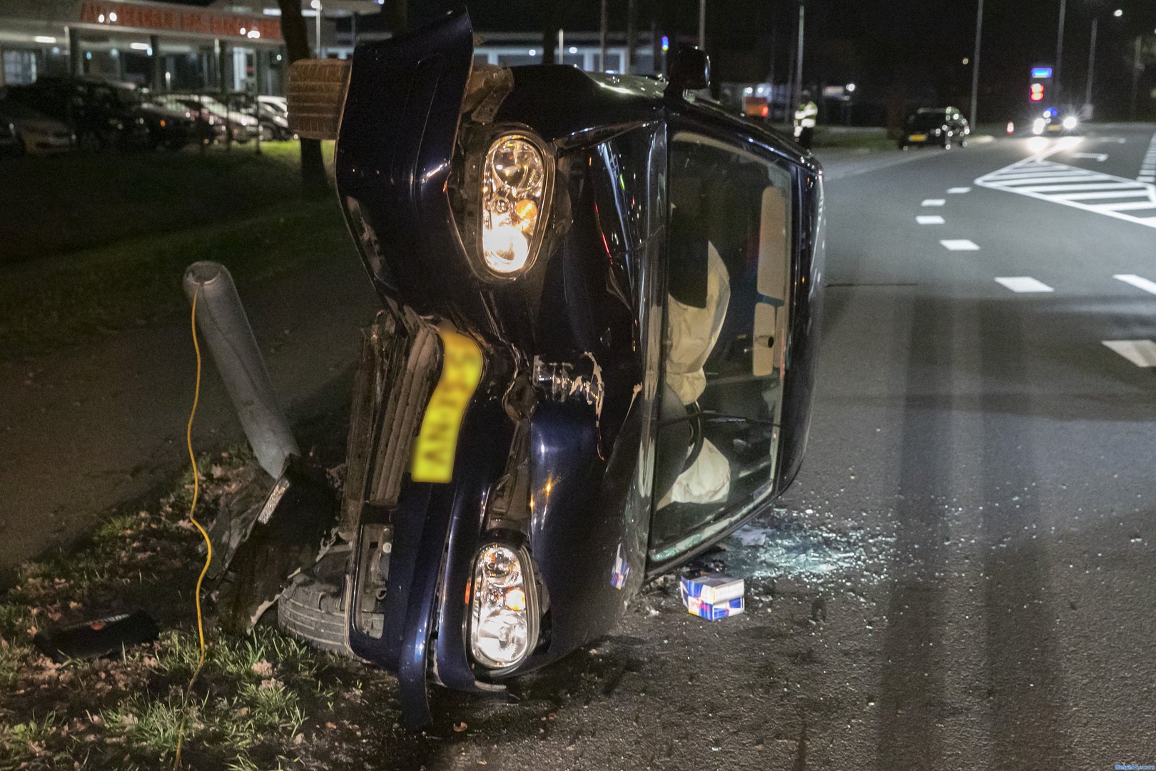 Automobilist gewond bij ongeval Rivierweg Westervoort