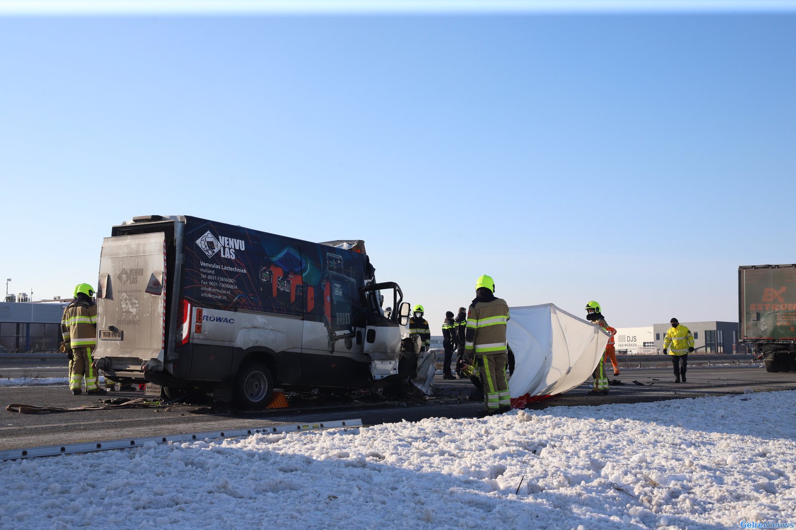 Dode bij ernstig ongeval op de A15