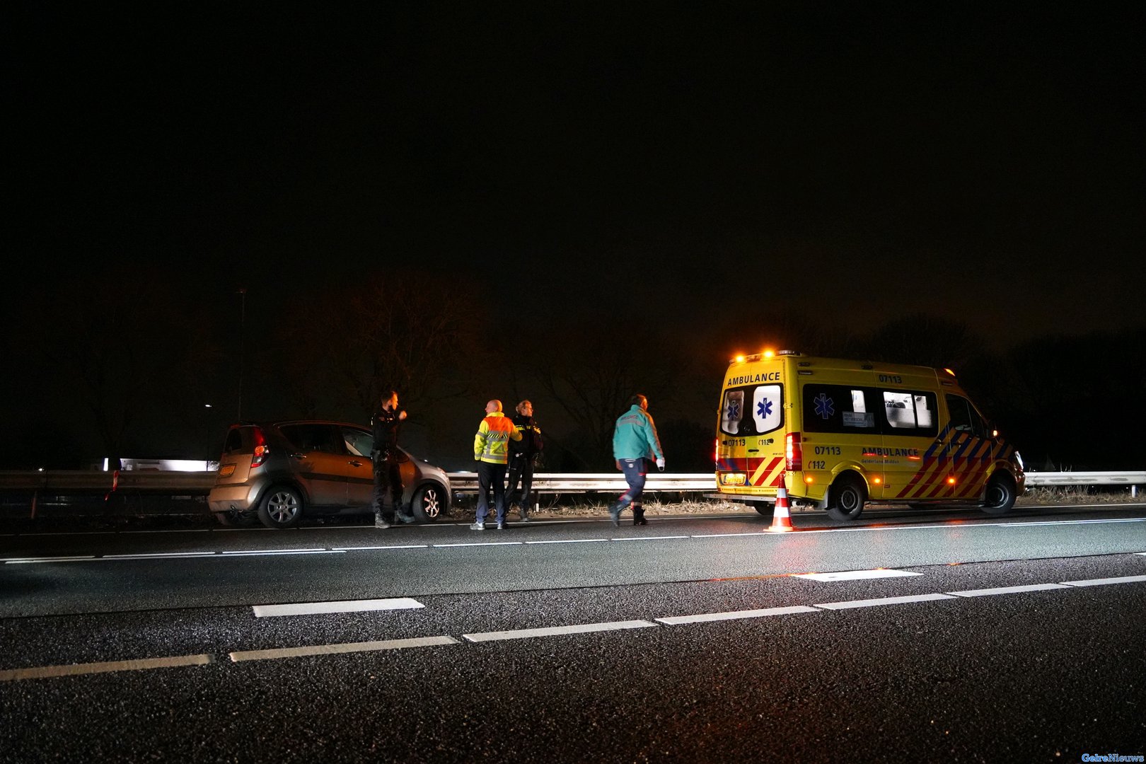 Bestuurder gewond bij ongeval op de A12 Zevenaar