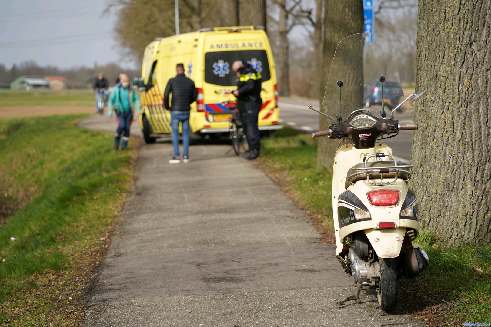 Scooterrijder botst achterop twee hardlopers in Zevenaar