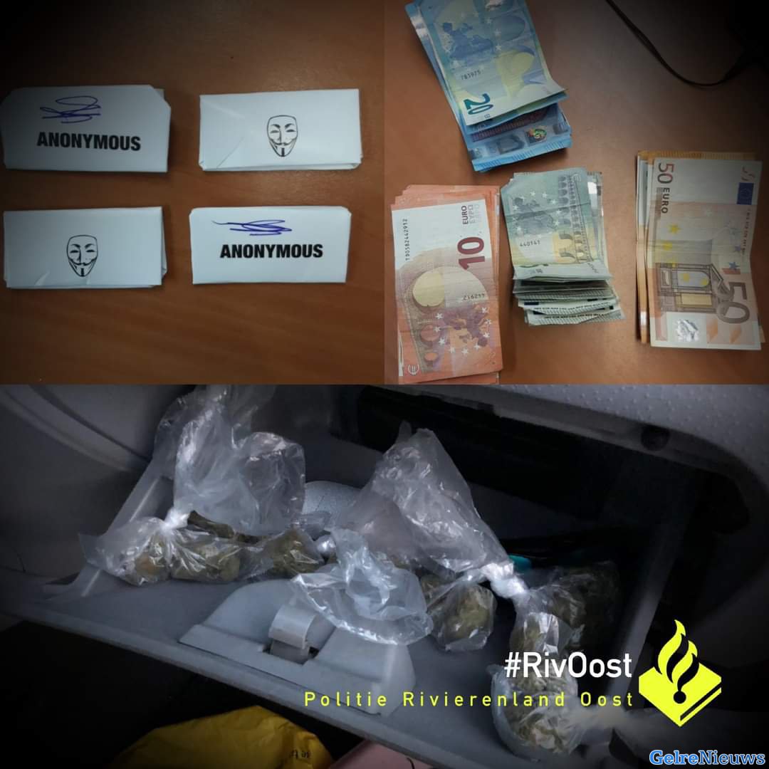 Politie is live getuigen van drugsdeal