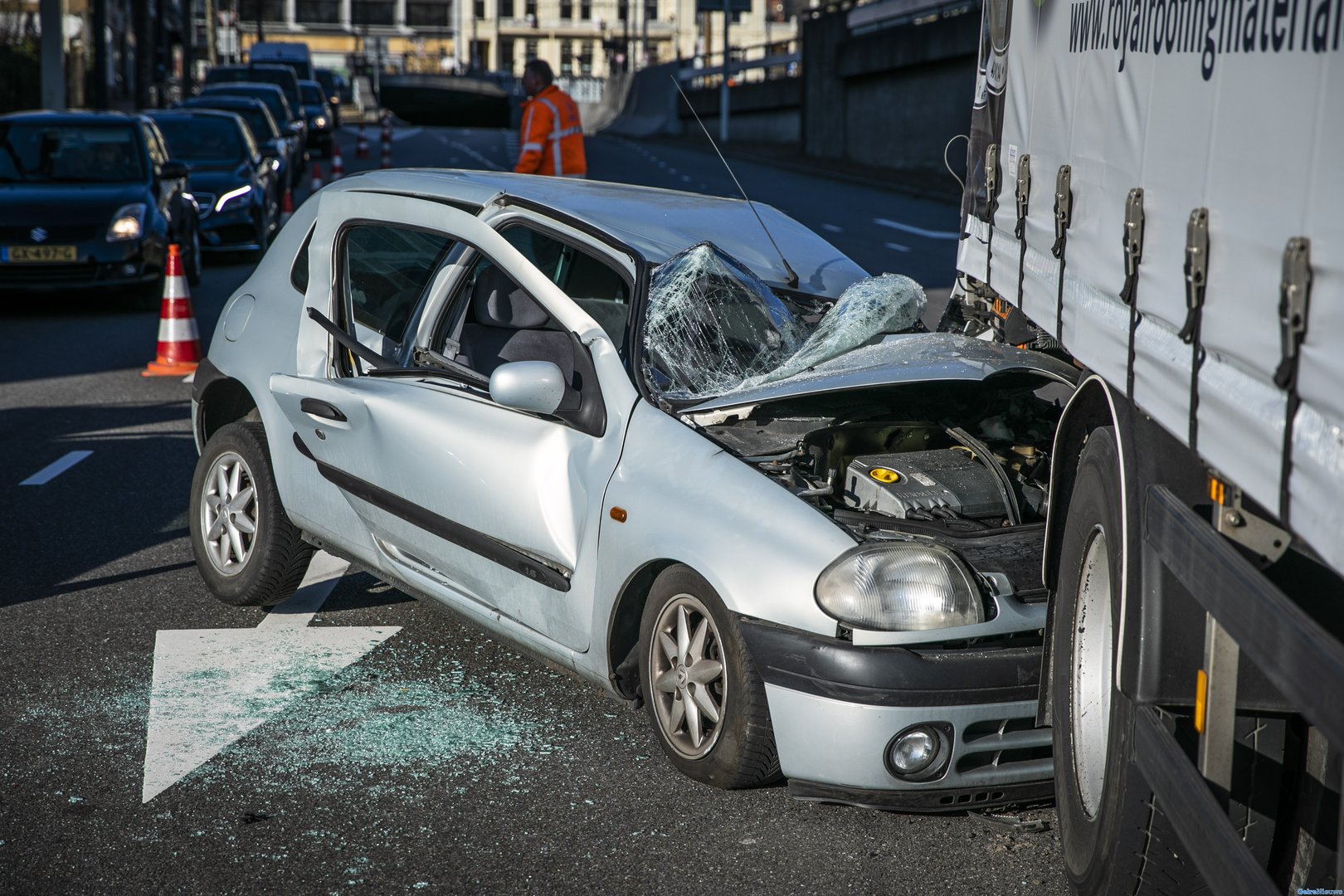 Ongeval in Arnhem Centrum zorgt voor grote verkeershinder