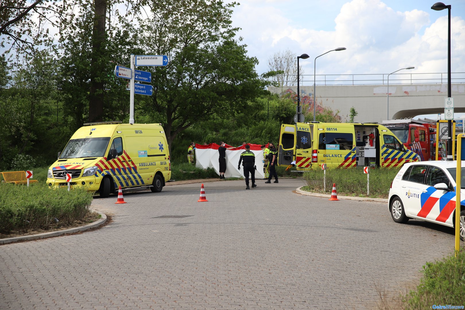 Man (76) overleden bij ongeval in Tiel