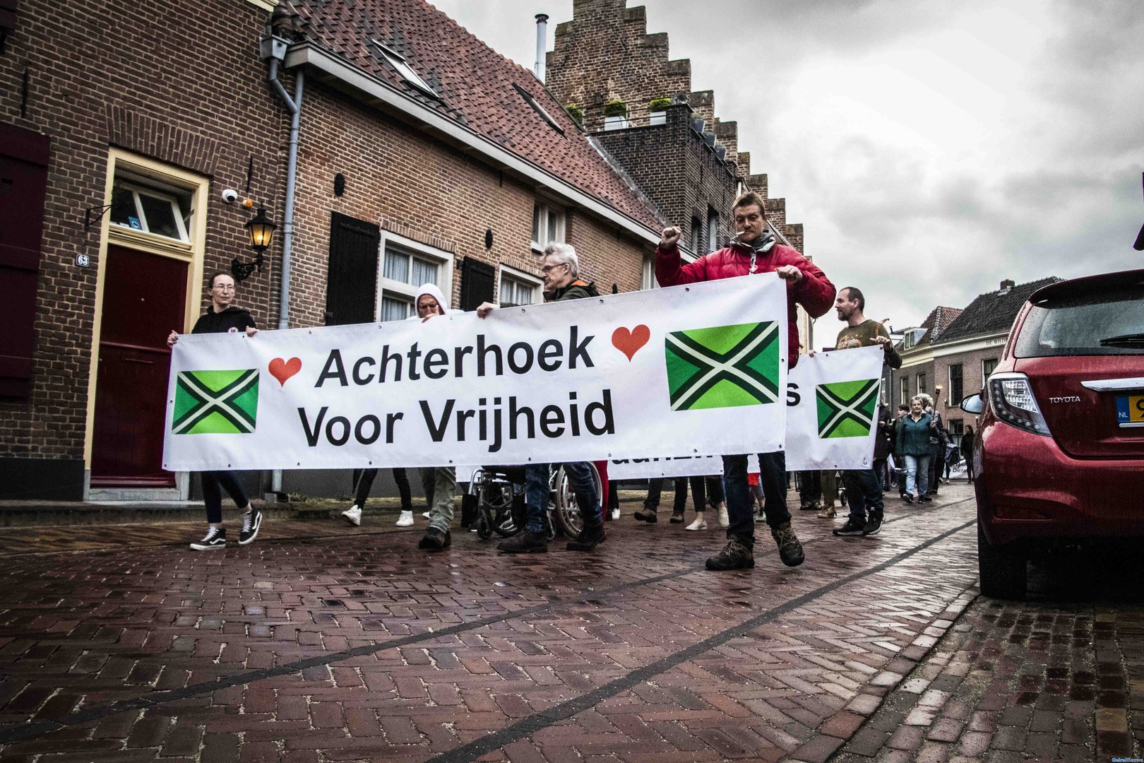 Demonstratie ‘voor de vrijheid’ in Doesburg: Paar honderd man aanwezig