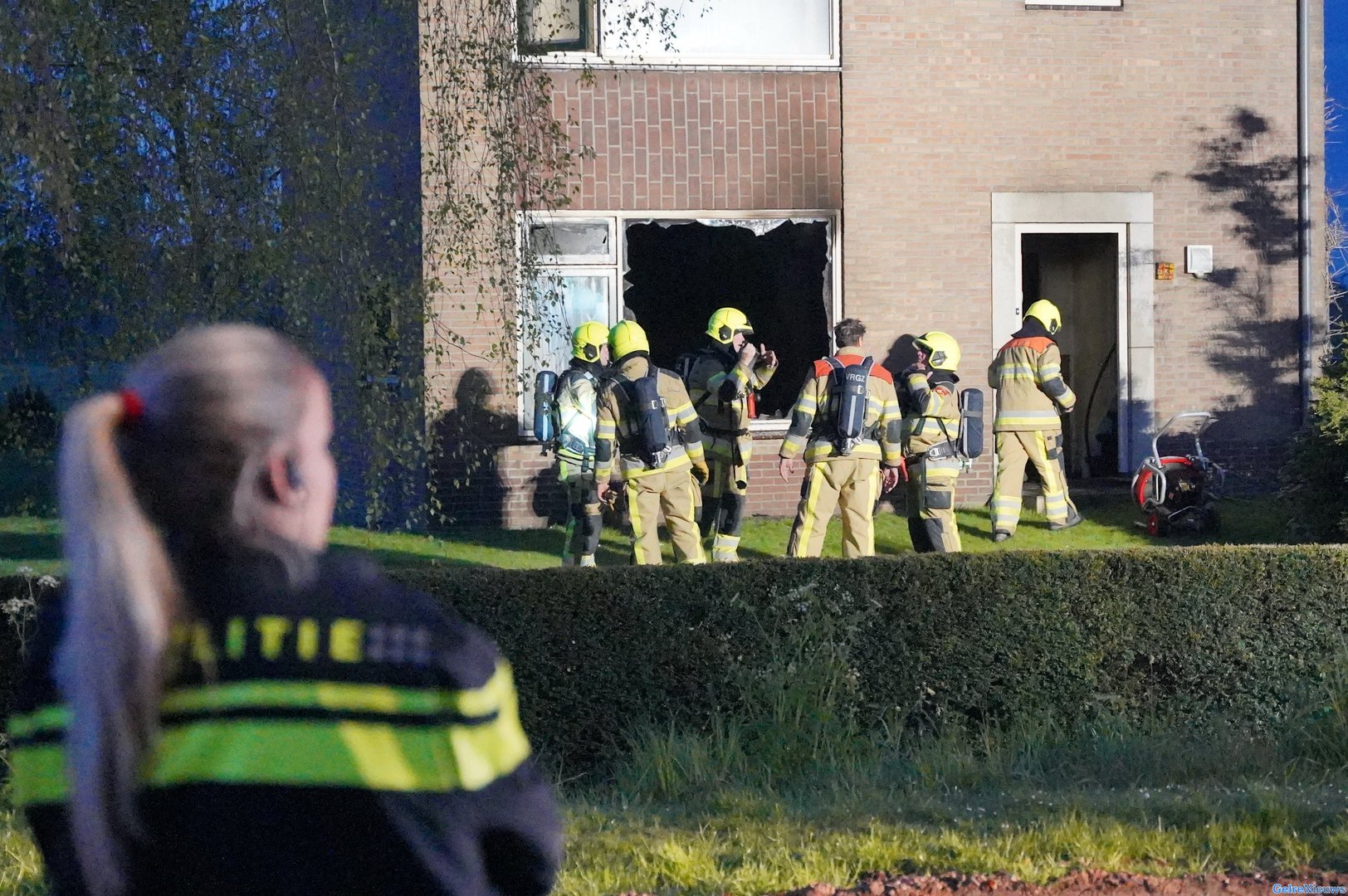 Flinke brand in leegstaande woning in Puiflijk