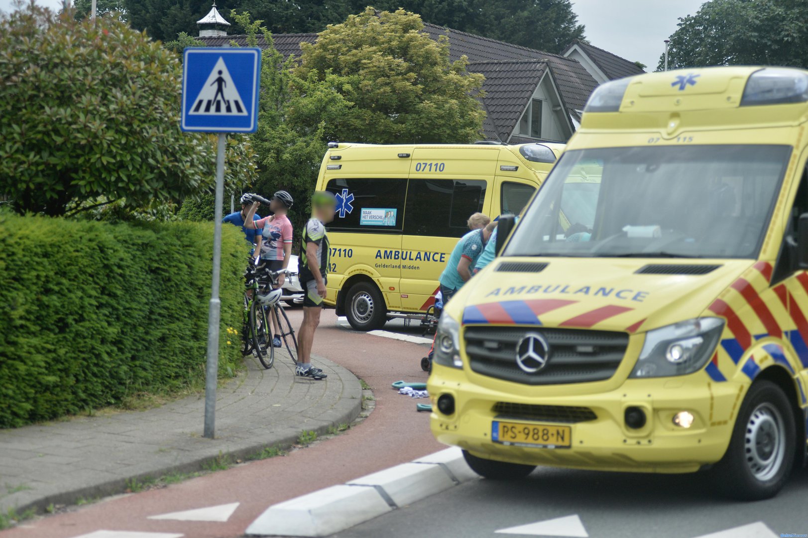 Wielrenner gewond na eenzijdig ongeval in Velp