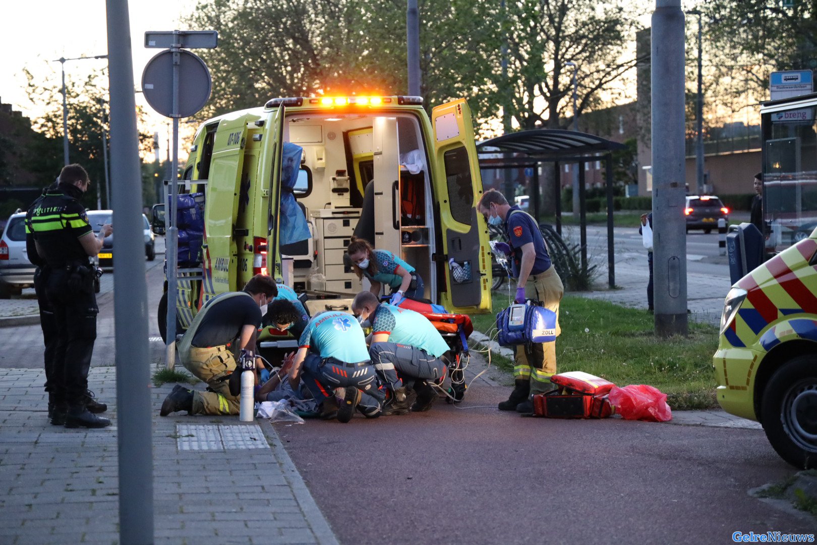 Man in kritieke toestand na ongeluk in Arnhem Zuid