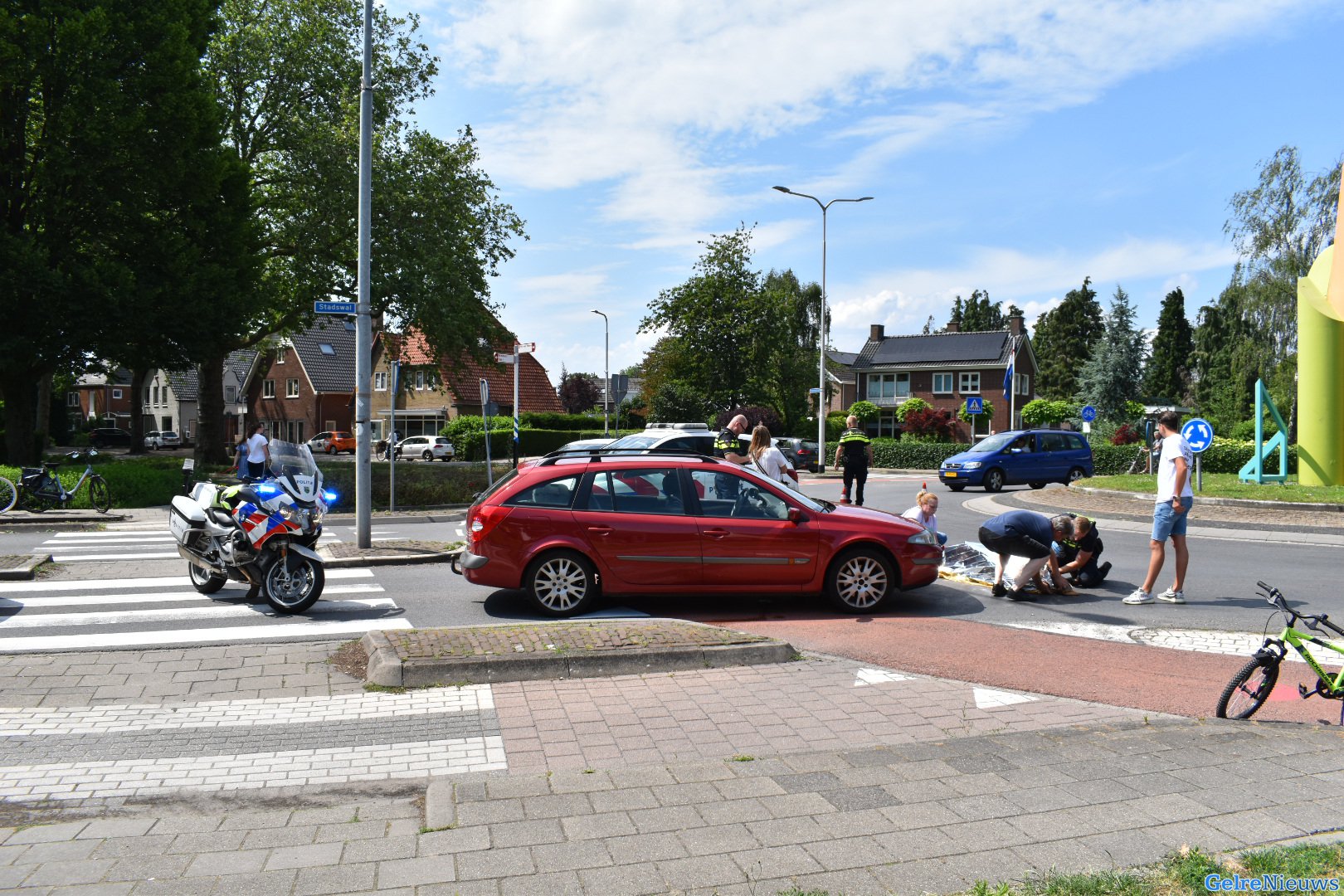 Aanrijding op beruchte rotonde in Huissen