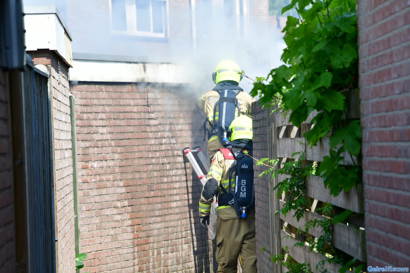 Flinke schuurbrand in Westervoort