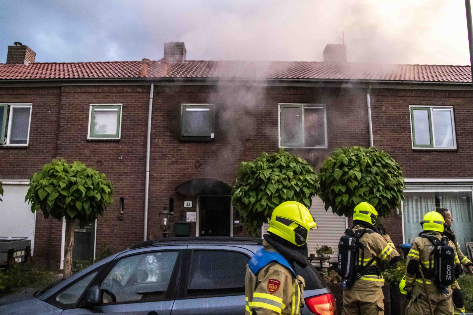 Vier honden overleden bij woningbrand in Dieren