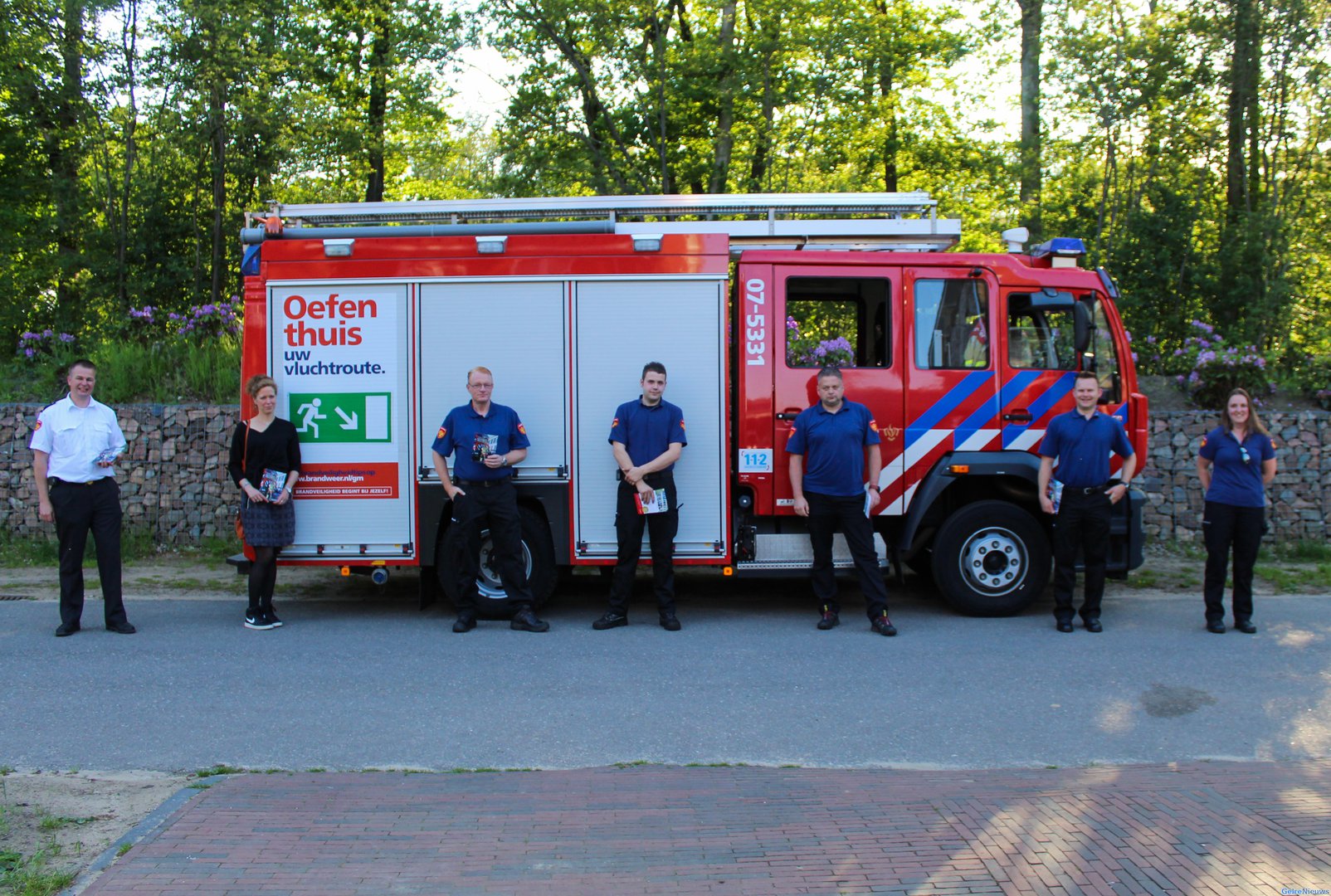 Wervingsactie van brandweer Velp