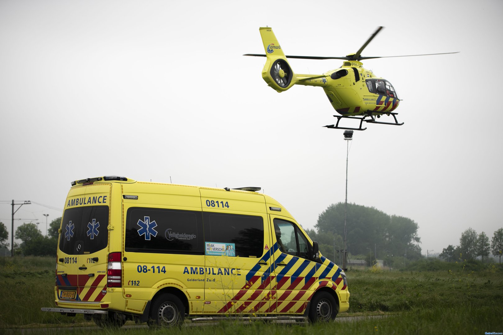 Fietser raakt zwaargewond op crossbaan in Tiel