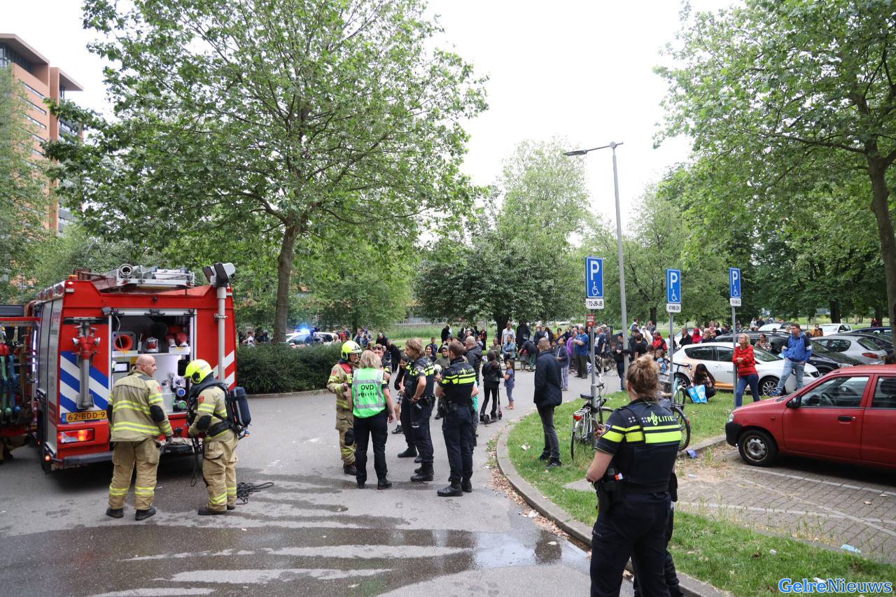 Flat geheel ontruimd na brandmelding in Arnhem