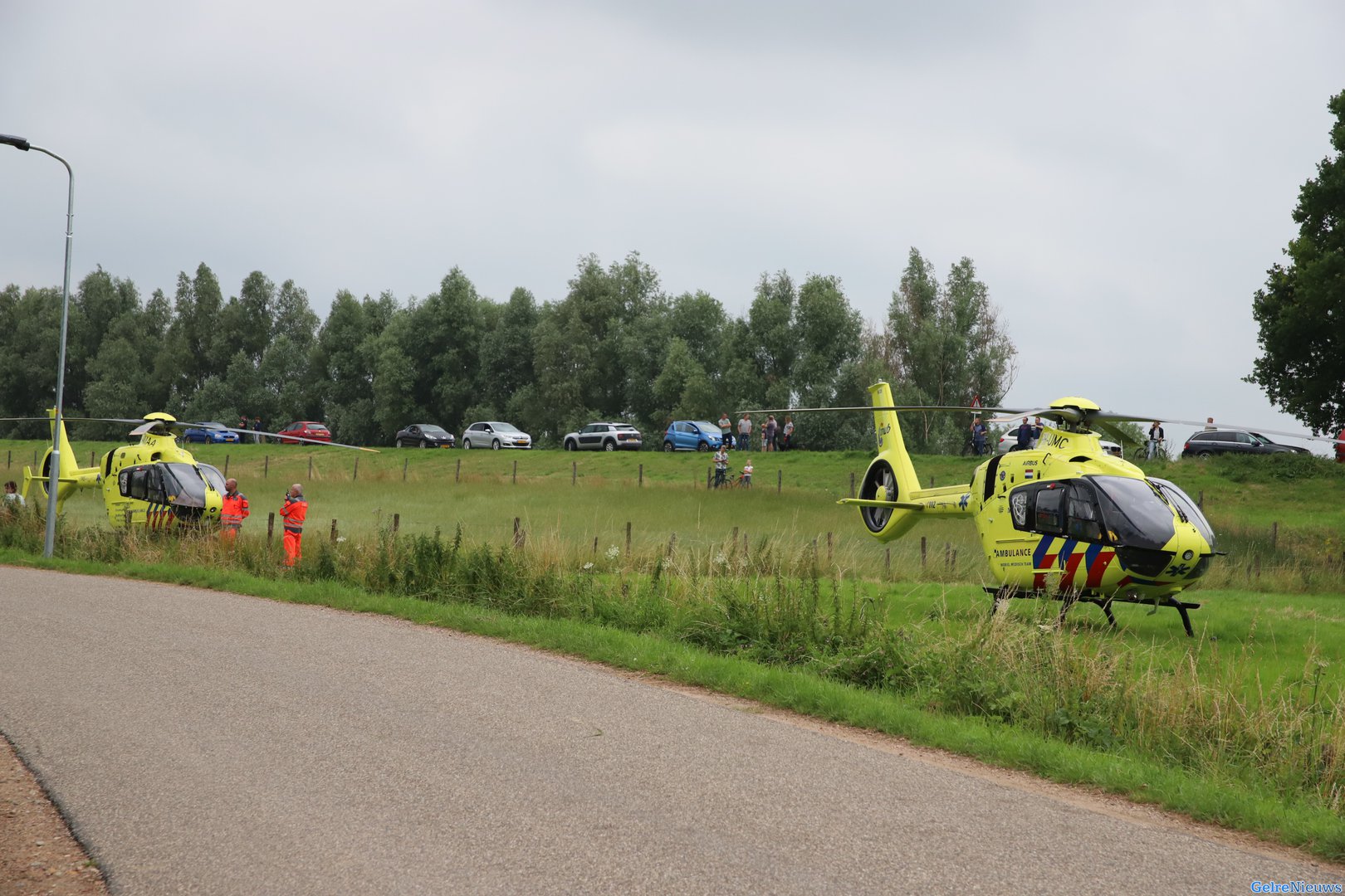 Kindje zwaargewond geraakt bij ernstig incident: twee traumahelikopters geland