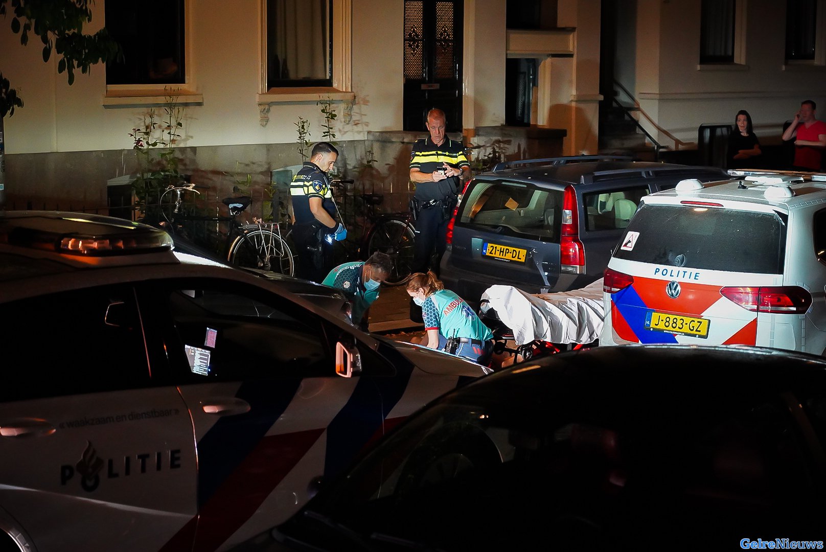 Inbreker raakt gewond na val van balkon in Arnhem