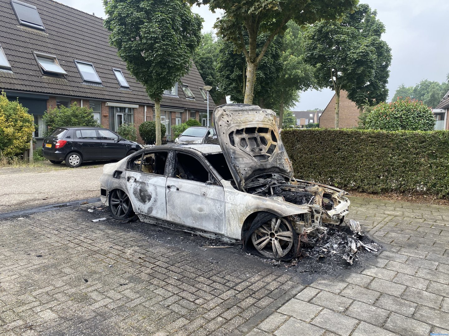 BMW brandt volledig uit in Wijchen