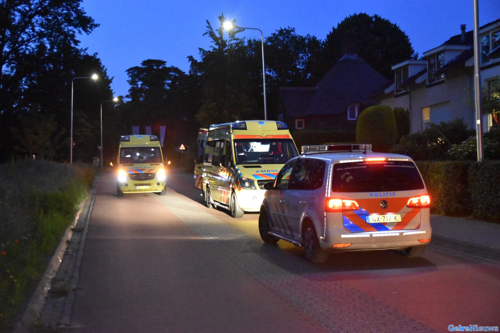 Traumahelikopter rukt uit voor ongeval in Oosterbeekse woning