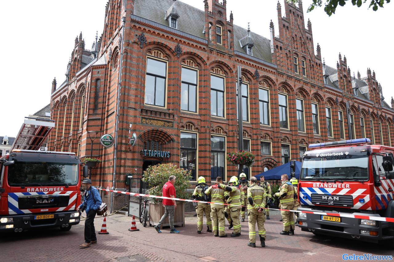 Brand bij horecagelegenheid in centrum Arnhem