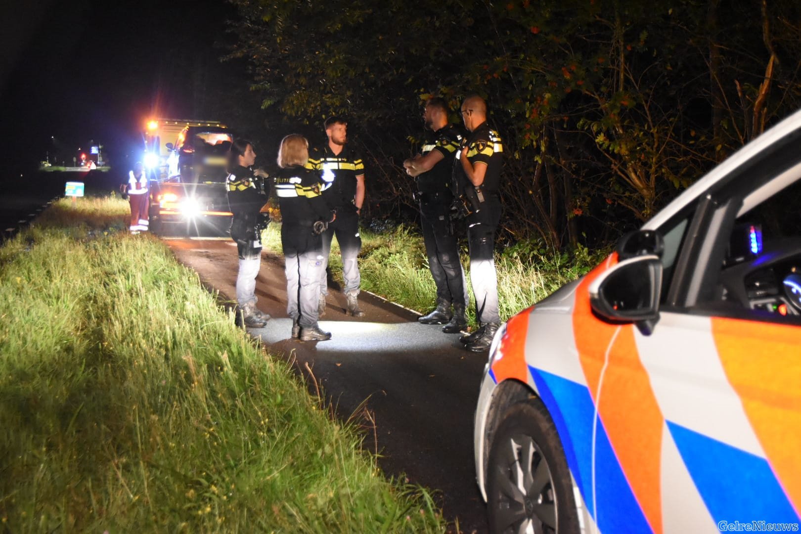 Inzittenden gecrashte auto in Wolfheze gevlucht: “mogelijk onder invloed”
