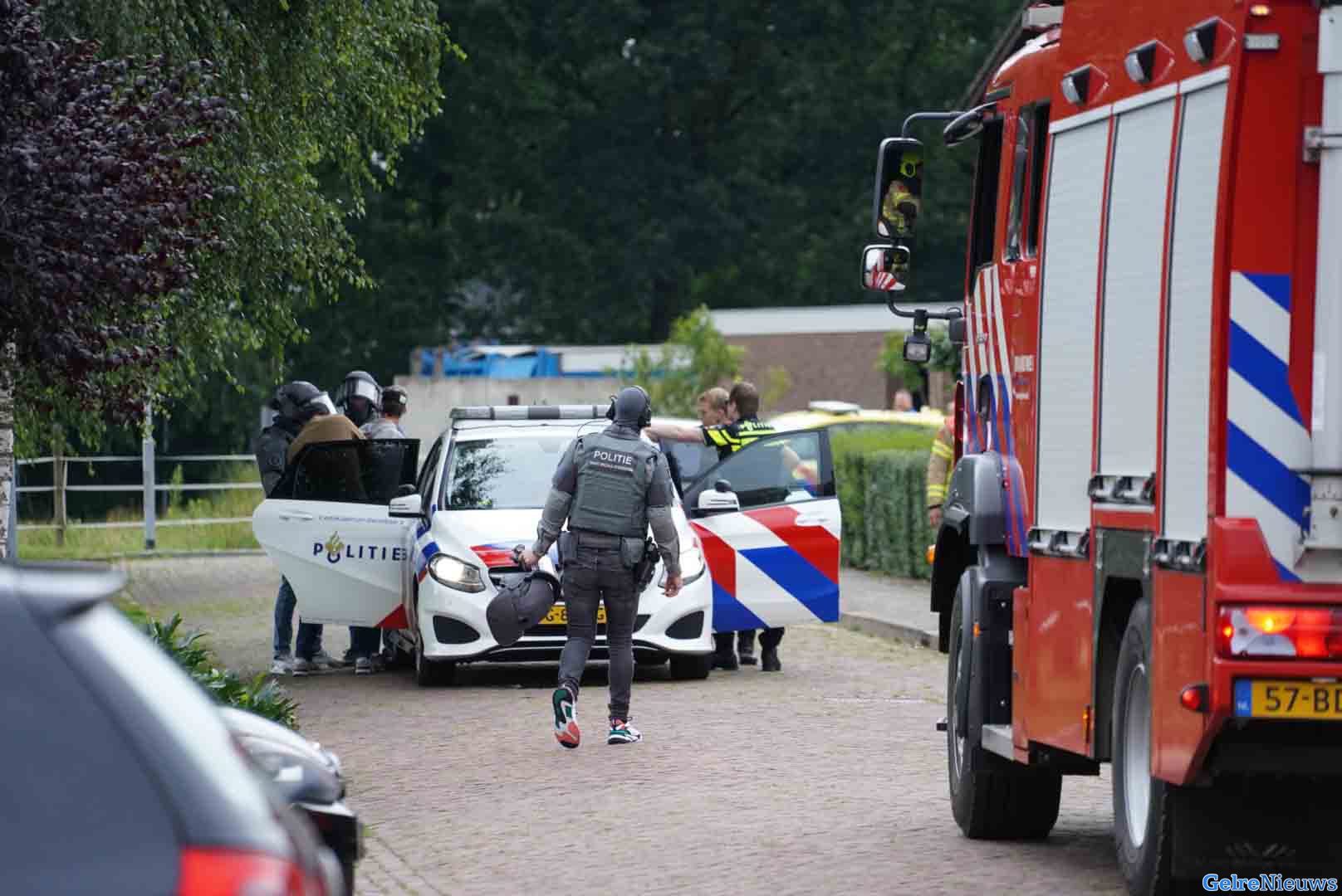 Arrestatieteam ingezet voor een verwarde man in Stroe