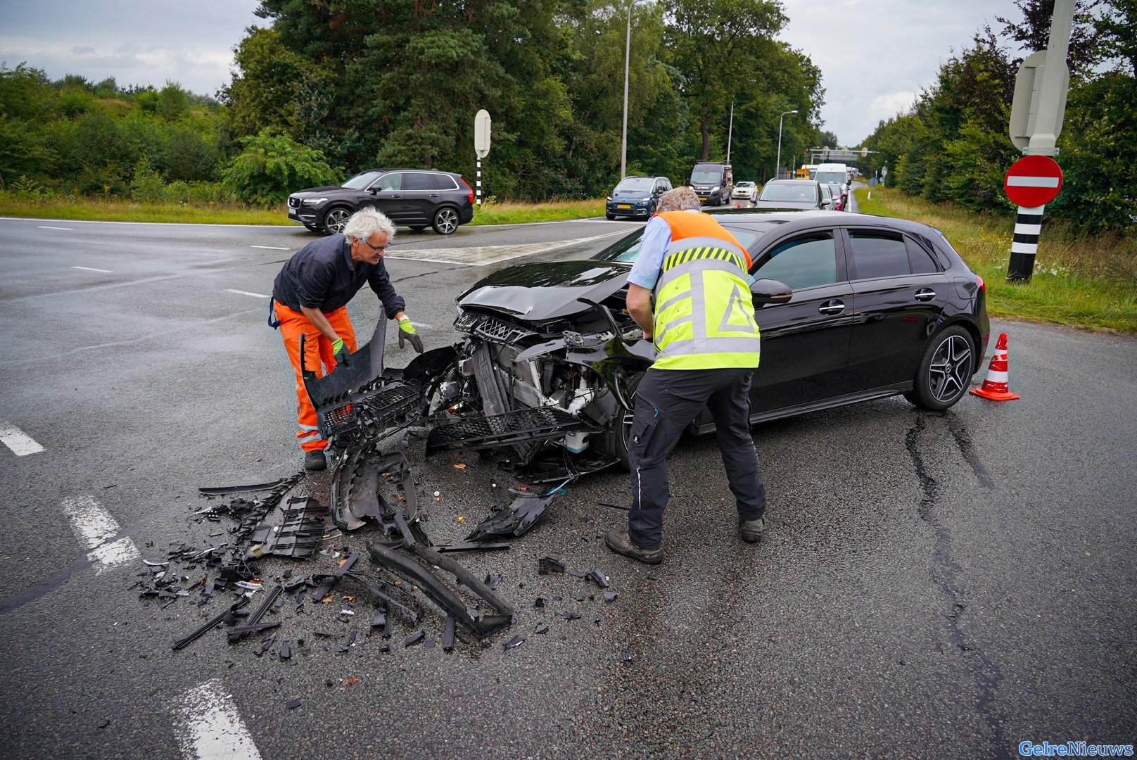 Ongeval op beruchte kruising Apeldoornseweg Arnhem