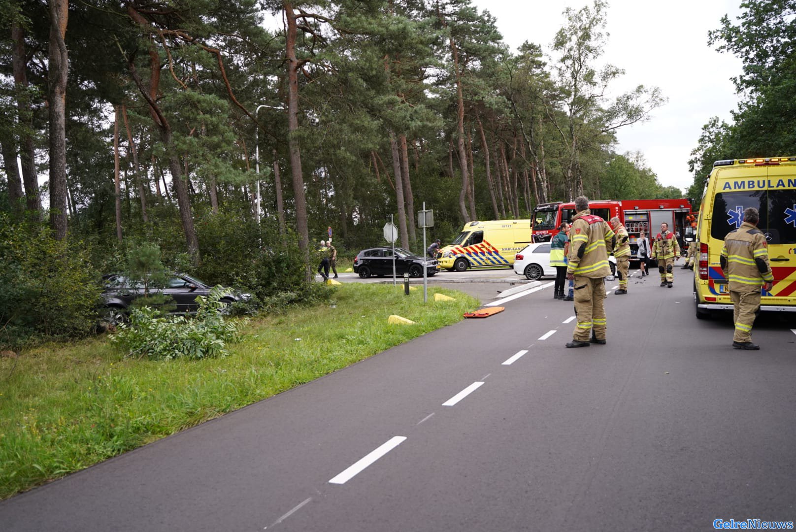 Militair raakt gewond bij aanrijding in Stroe