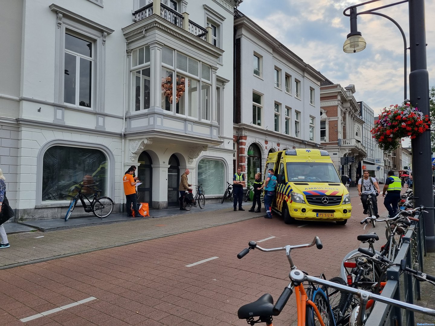 Weer aanrijding op fietspad in binnenstad Arnhem