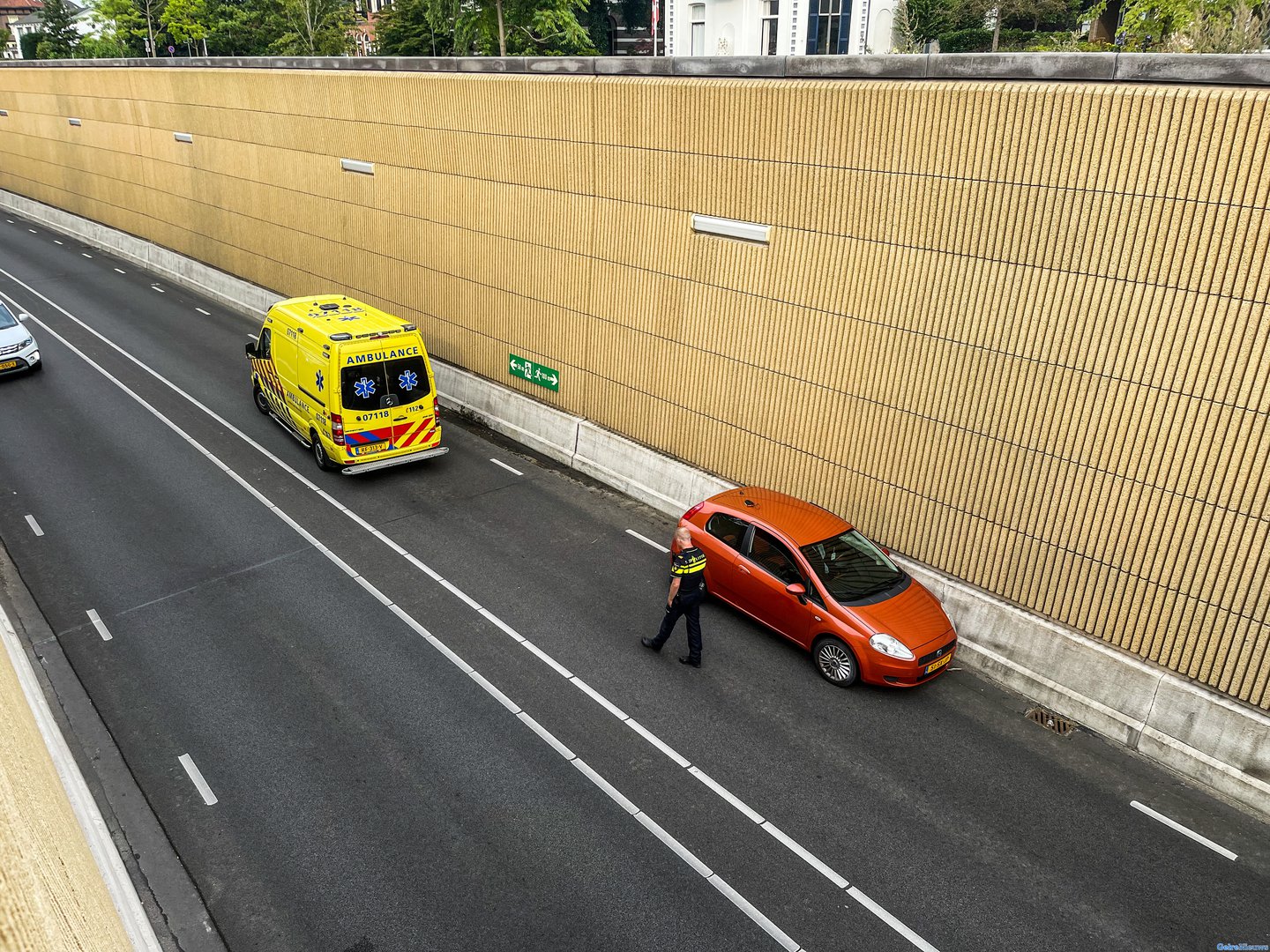 Ongeval door onwelwording tunnelbak Dieren