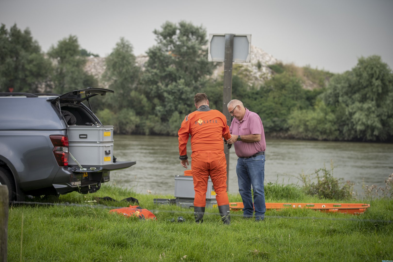 Lichaam aangetroffen in de IJssel bij Arnhem