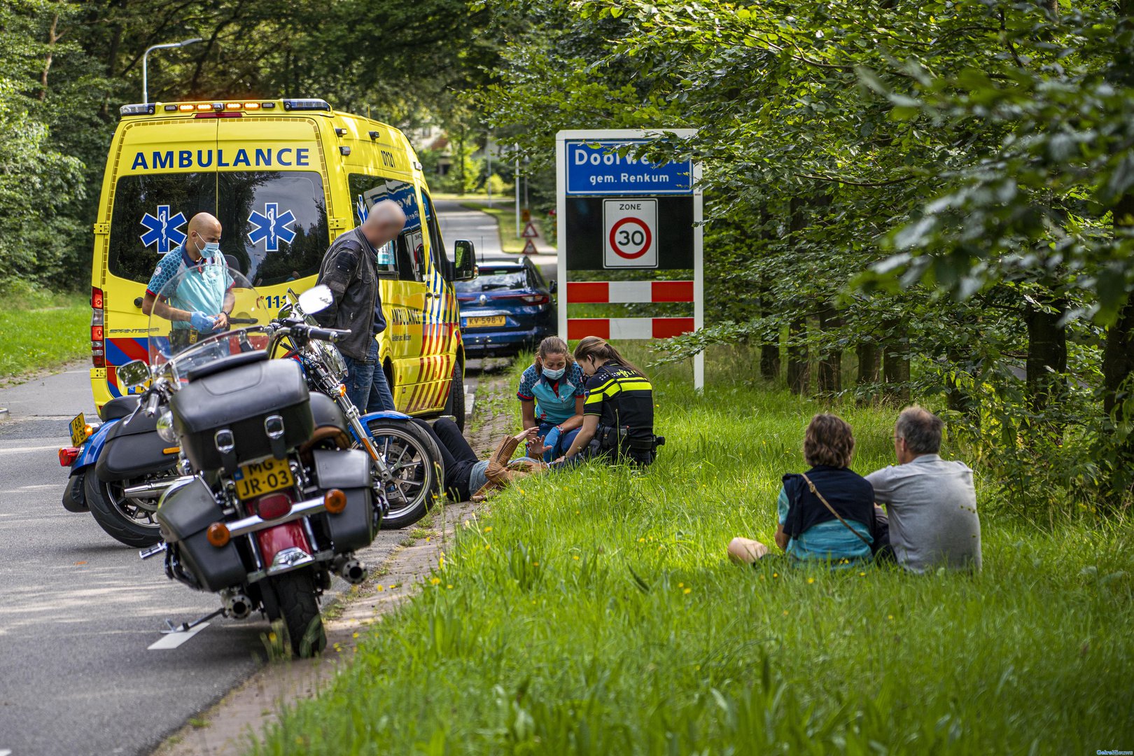 Vrouw raakt gewond bij ongeval in Doorwerth