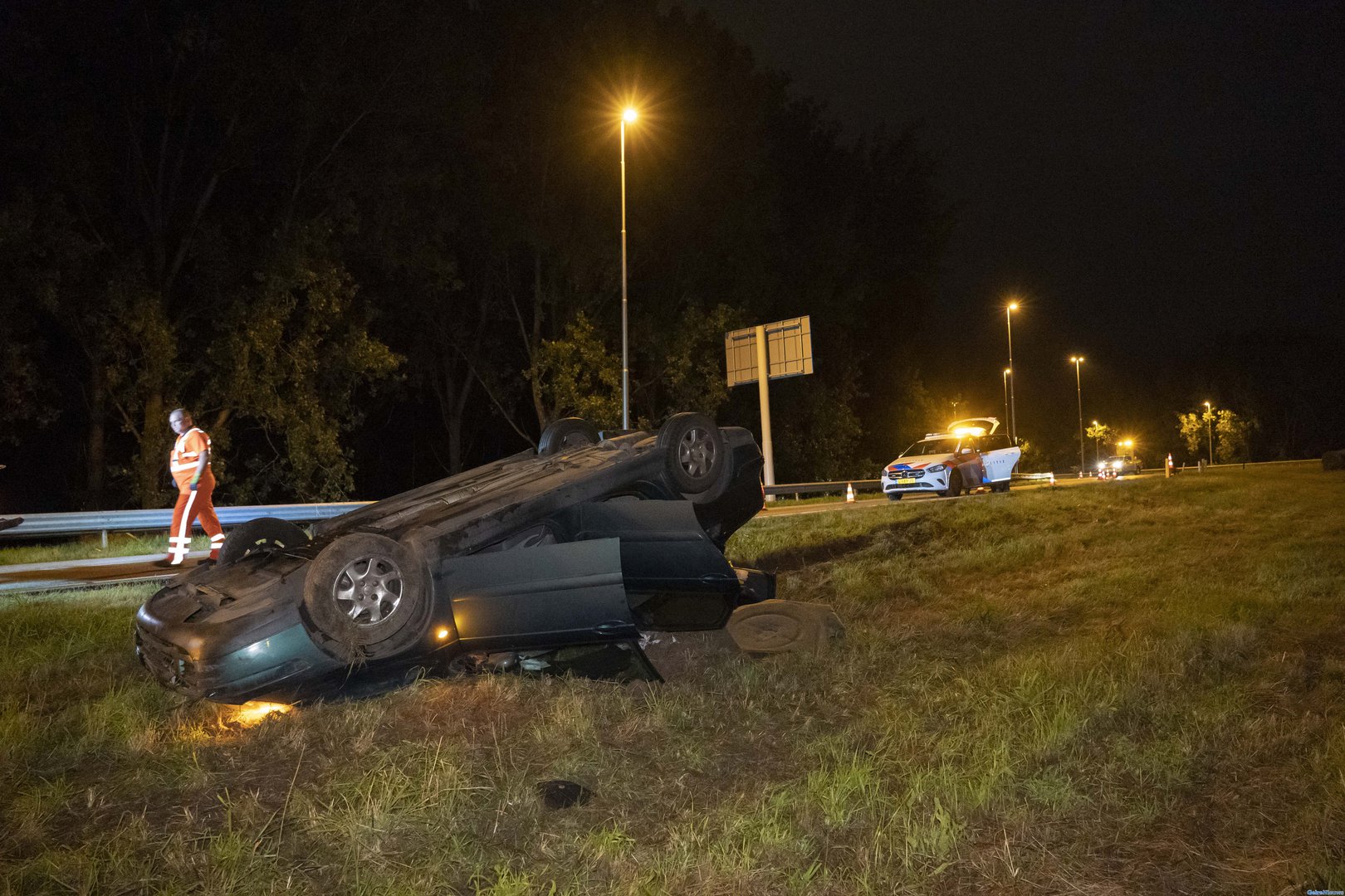 Automobilist slaat op de vlucht na ongeval A73 Nijmegen