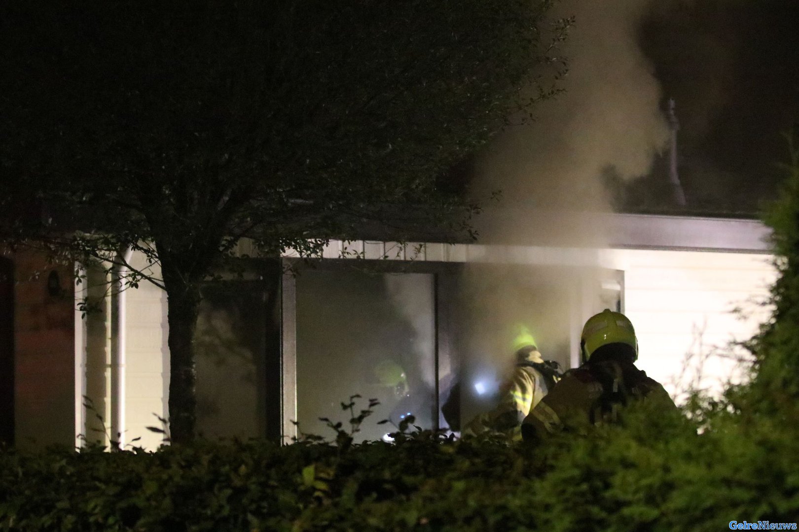 Chalet brandt uit op vakantiepark in Ede