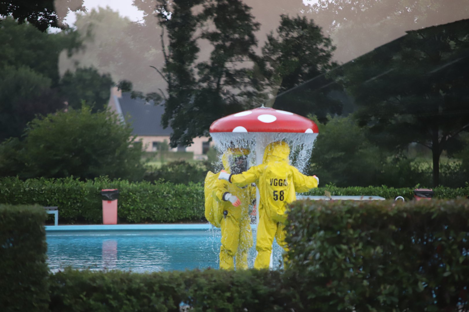 Opnieuw chloorgas gemeten bij zwembad in Bennekom