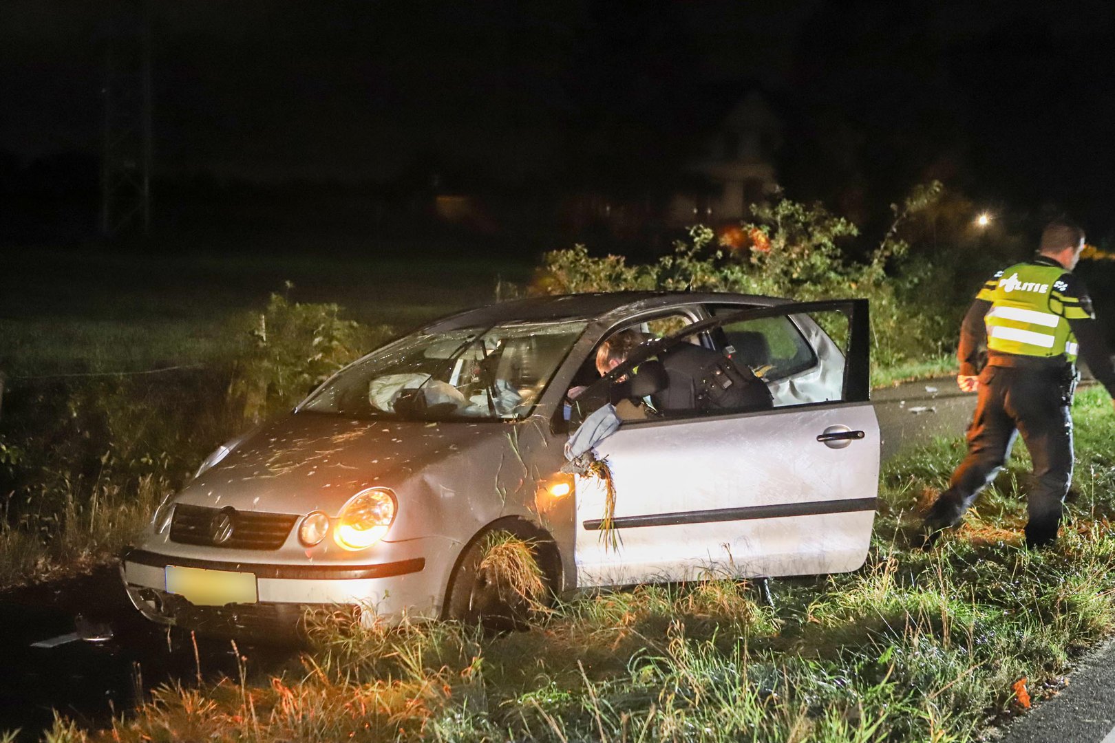 Weer een ongeval met dronken automobilist op Lunterseweg