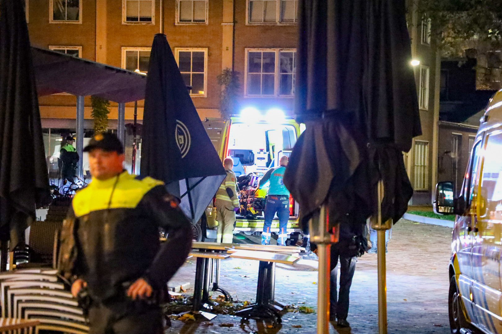 Man verzet zich bij aanhouding en wordt onwel